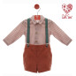 Conjunto Bebe con Tirantes " Familia Plumas"-Del Sur