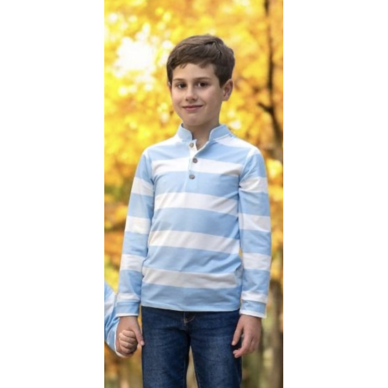 Polo Niño "Familia Blue"-Alida Kids