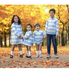 Polo Niño "Familia Blue"-Alida Kids