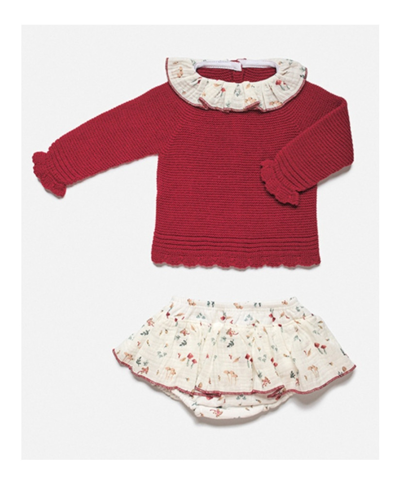 Conjunto Braga Falda Setas-Juliana