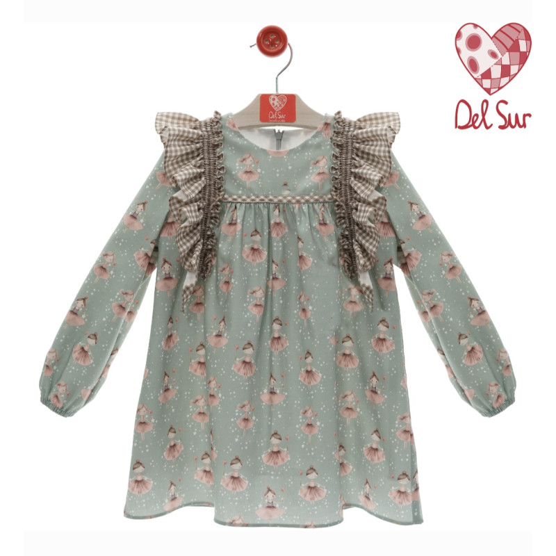 Vestido Infantil "Familia Purpurina"-Del Sur