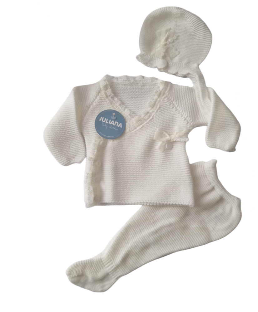 Conjunto Polaina Cruzado Puntilla-Juliana
