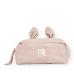 Neceser de bebé con diseño de topitos y orejitas-Tuc Tuc