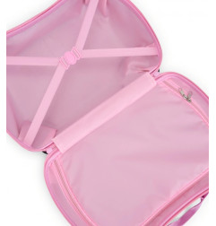 Maleta infantil rígida con diseño rosa arcoíris-Tuc Tuc