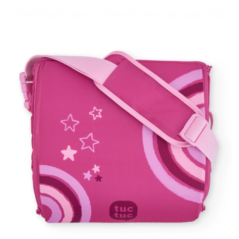 Trona portátil de viaje con diseño rosa y estrellas-Tuc Tuc Trona portátil de viaje con diseño rosa y estrellas-Tuc Tuc