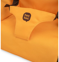 Trona portátil de viaje con diseño de tigre en tonos naranja y marrón-Tuc Tuc