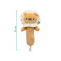 Sonajero peluche león 18cm-Kiokids