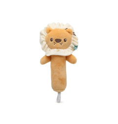Sonajero peluche león 18cm-Kiokids