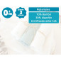 Set 3 muselinas salvia, blanco y estampado 70x70cm-Kiokids