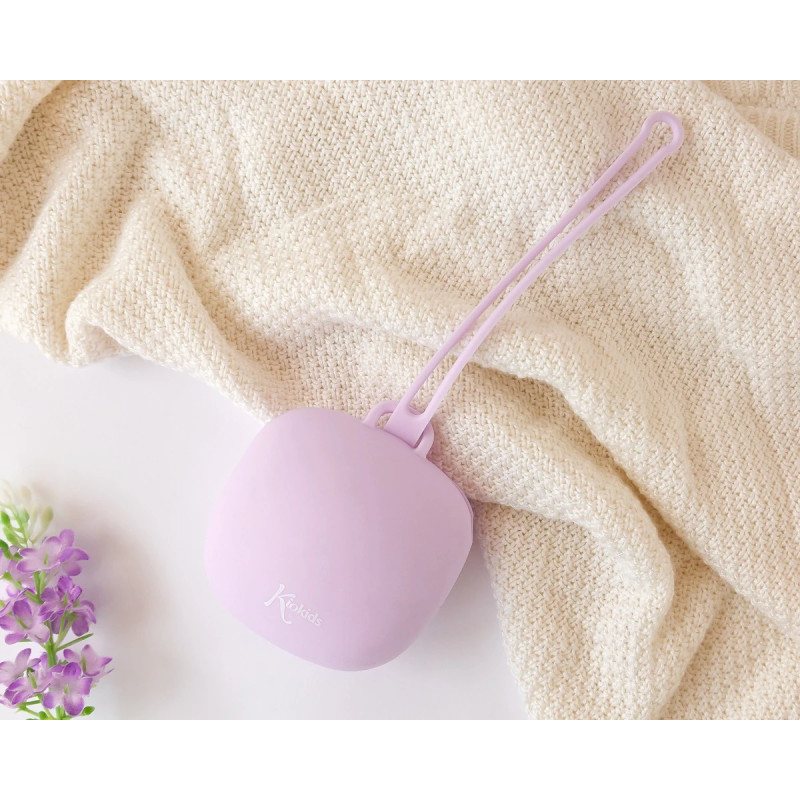 Guardachupetes en silicona lavanda-Kiokids