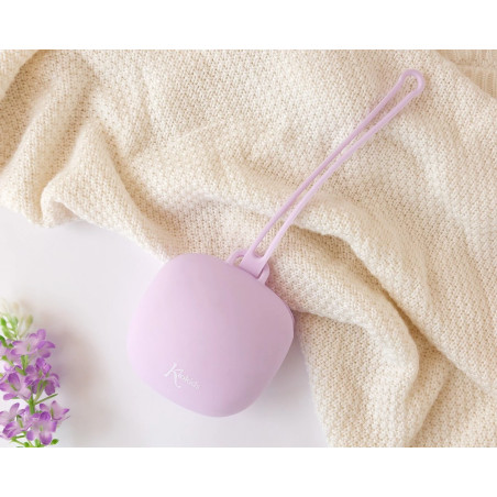 Guardachupetes en silicona lavanda-Kiokids