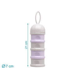 Dosificador torre de leche en polvo lavanda-Kiokids