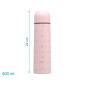 Termo para líquidos 500ml rosa-Kiokids