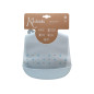 Babero silicona azul-Kiokids