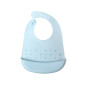 Babero silicona azul-Kiokids