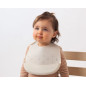 Babero silicona gris-Kiokids