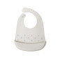Babero silicona gris-Kiokids