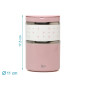 Termo 930 ml acero inoxidable rosa-Kiokids
