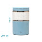 Termo 930 ml acero inoxidable azul-Kiokids