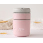 Termo 710ml acero inoxidable rosa-Kiokids