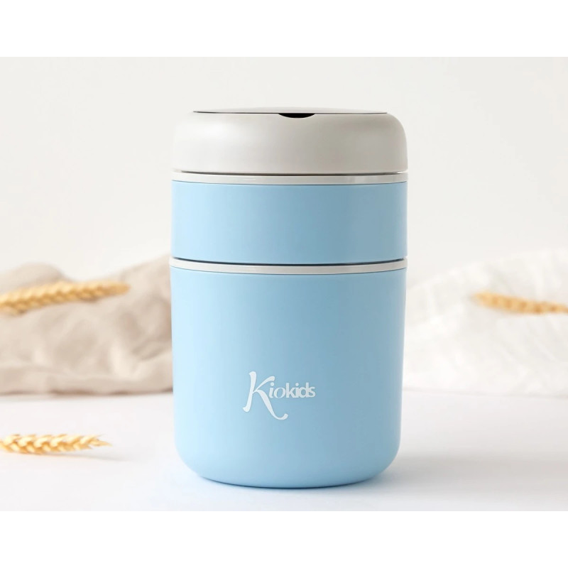 Termo 710ml acero inoxidable azul-Kiokids