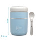 Termo 710ml acero inoxidable azul-Kiokids