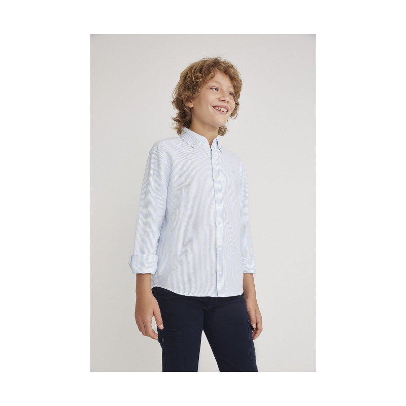 Camisa Oxford Rayas niño-Street Monkey