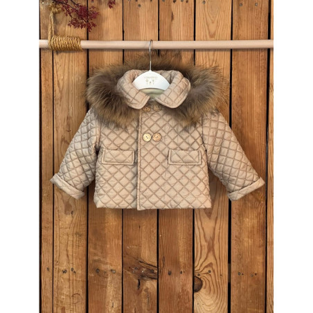 Trenka Acolchada Pelo Natural-Valentina Bebés