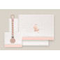 Pack Juego Sabana Cuna Coralina y Chupetero-Interbaby
