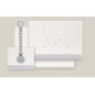 Pack Juego Sabana Cuna Coralina y Chupetero-Interbaby