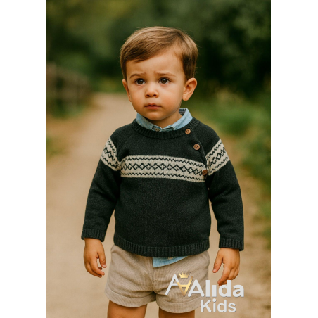 Conjunto Niño 3 Piezas Colección Donatella-Valentina