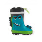 Botas de agua para niño en azul con diseño de monstruo-Tuc Tuc