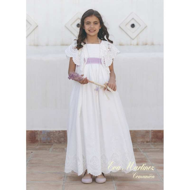 Vestido Comunión LILA- Eva Martinez