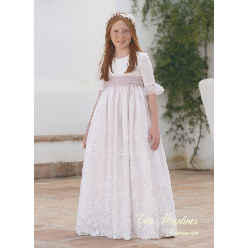 Vestido de Comunión LEONELLA-Eva Martínez