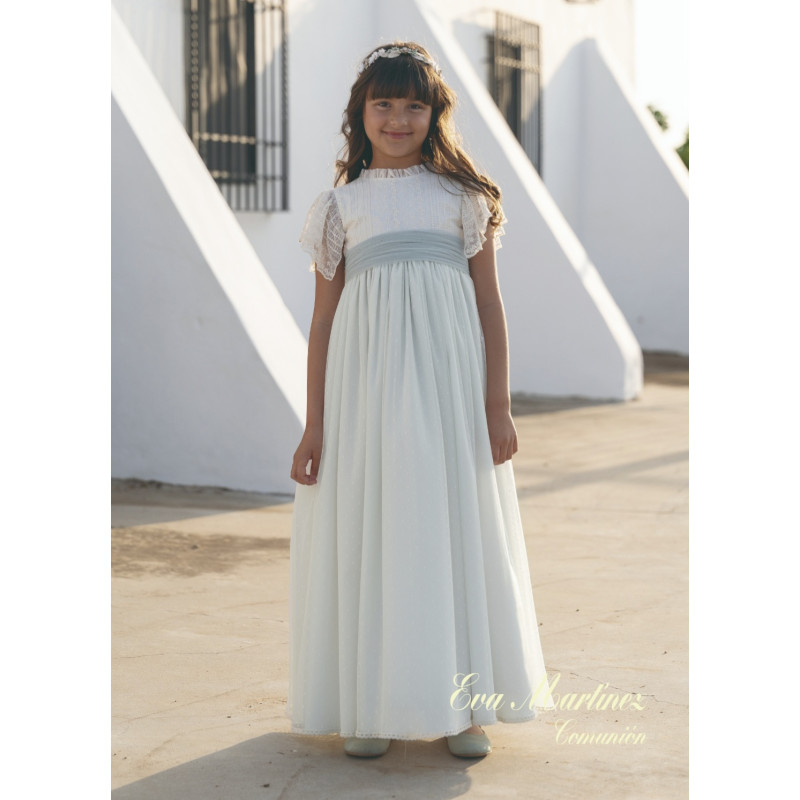 Vestido de Comunión LEANDRA-Eva Martínez