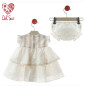 Vestido Bebé con Braguita "Familia Trieste"-Del Sur