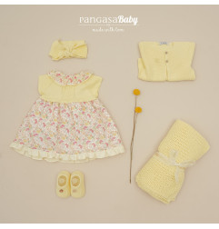 Vestido con braguita Punto y Telas Flores-Pangasa