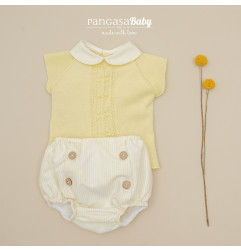 Conjunto Ranita Rayas Amarillas-Pangasa