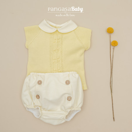 Conjunto Ranita Rayas Amarillas-Pangasa