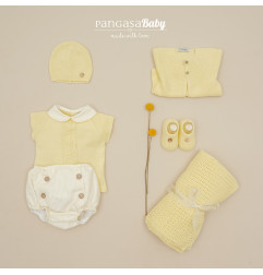 Conjunto Ranita Rayas Amarillas-Pangasa