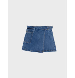 Pantalon Corto estilo Falda Vaquero-Ativo