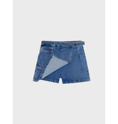 Pantalon Corto estilo Falda Vaquero-Ativo