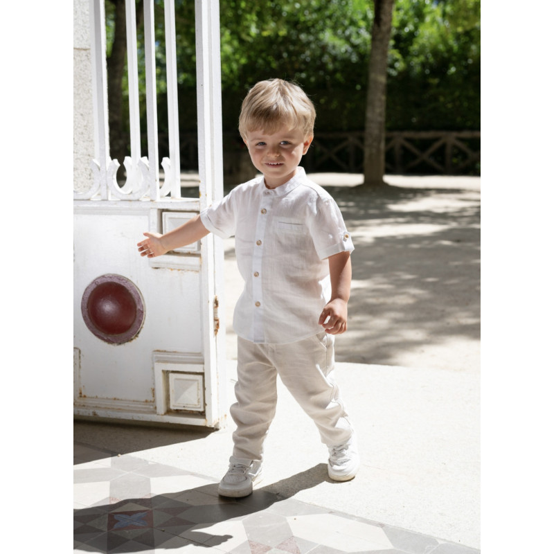 Camisa Manga Corta Bebé Niño-Ativo