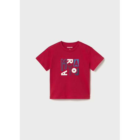 Camiseta básica letras bebé-Mayoral