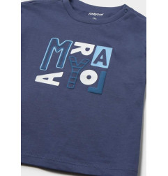 Camiseta básica letras bebé-Mayoral