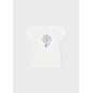 Camiseta básica flor niña-Mayoral