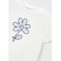 Camiseta básica flor niña-Mayoral