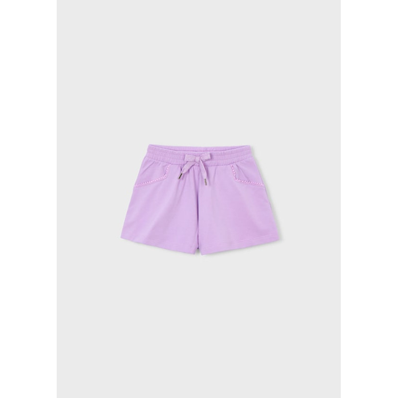 Pantalón corto de chándal básico niña-Mayoral
