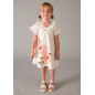 Vestido con lino flores ayo