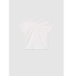 Camiseta con lino chica-Mayoral